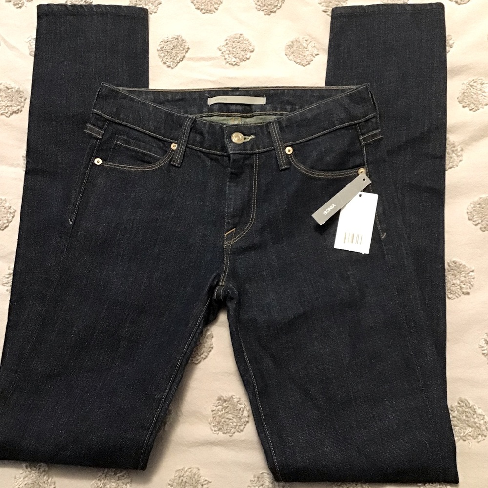 Vince Women's Skinny Jeans - Dark Blue (No Tags)